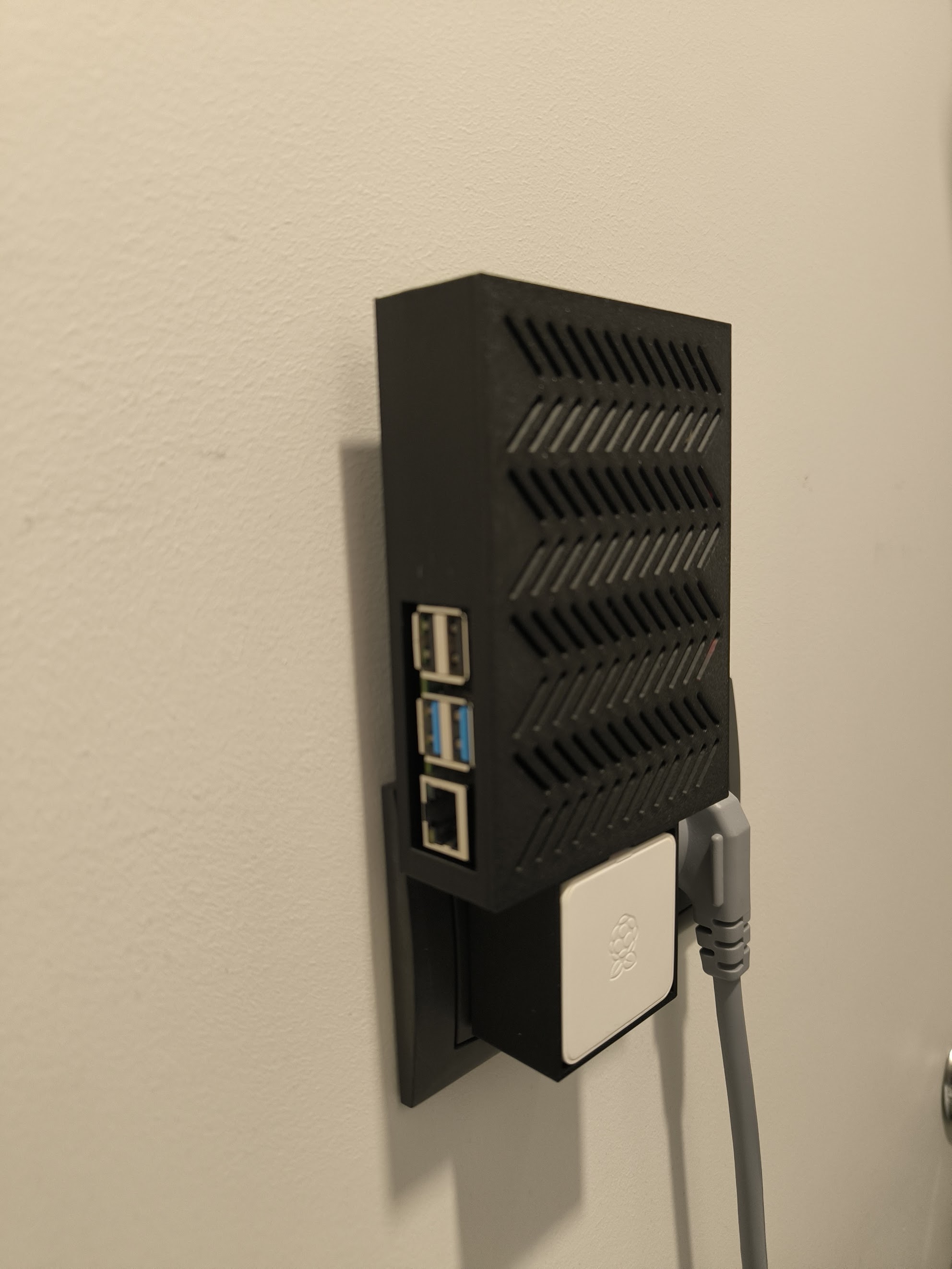 Raspberry Pi4 Wall Plug Case
