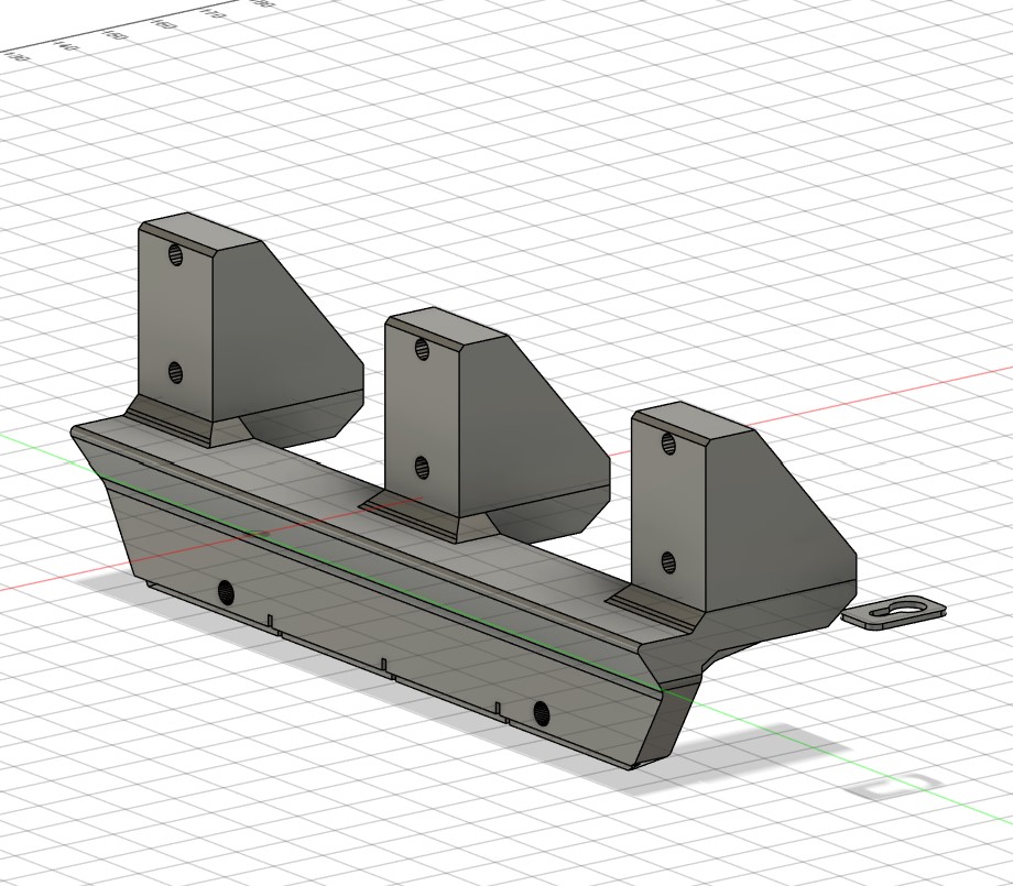 CoPrint CX-1 Extruder braket for Ender 3 V3 Plus with LED bar - Quick swap version — miniatura 21