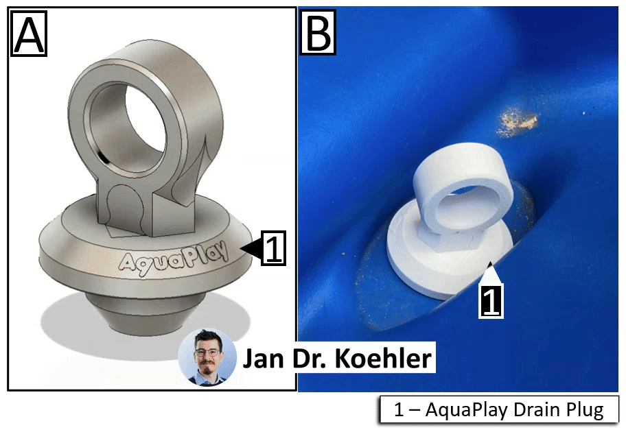 AquaPlay Drain Plug Replacement