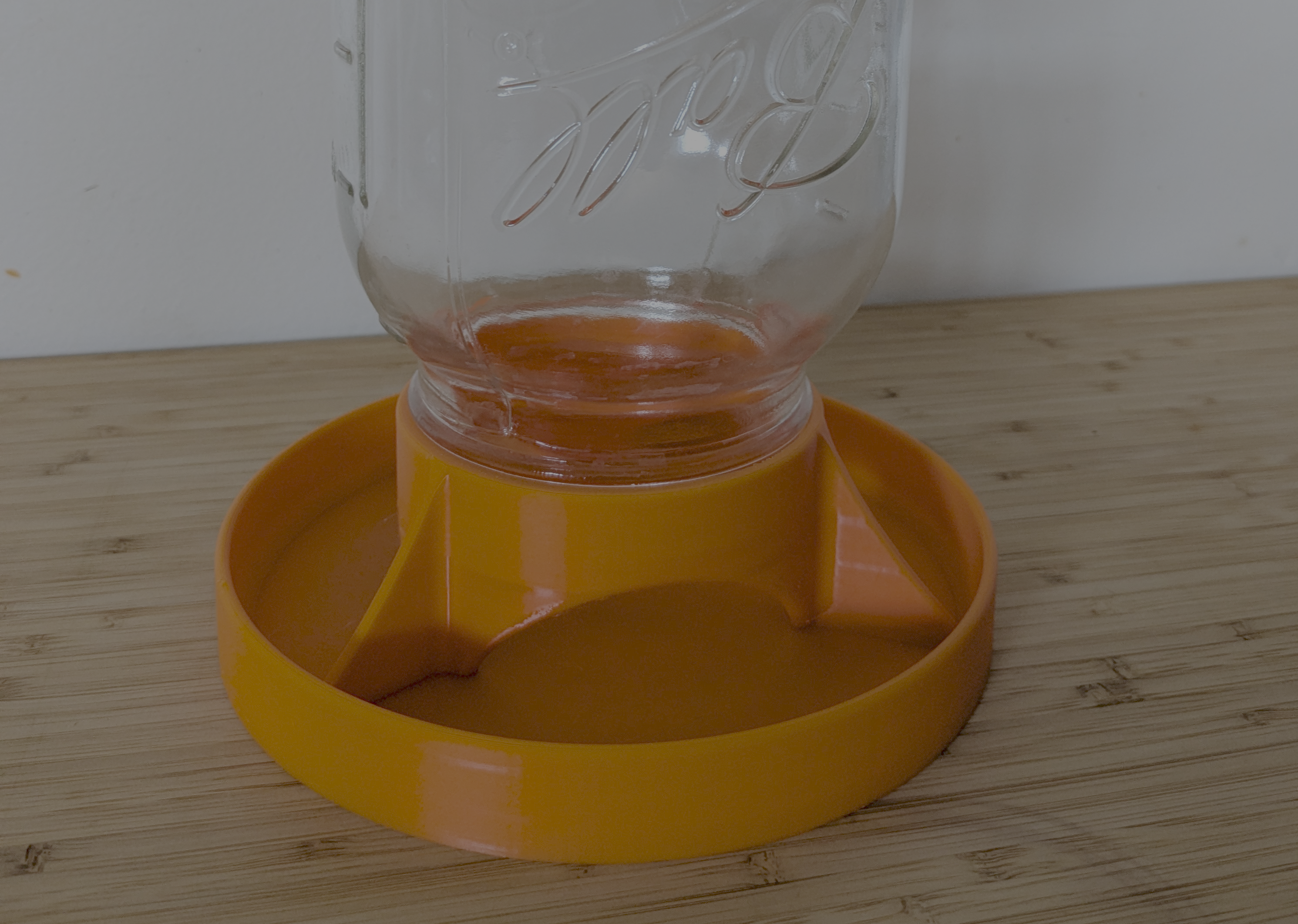 Chicken Feeder - Ball Wide Mouth Jar