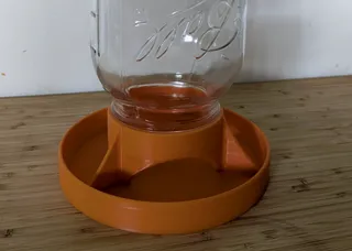 Chicken Feeder - Ball Wide Mouth Jar