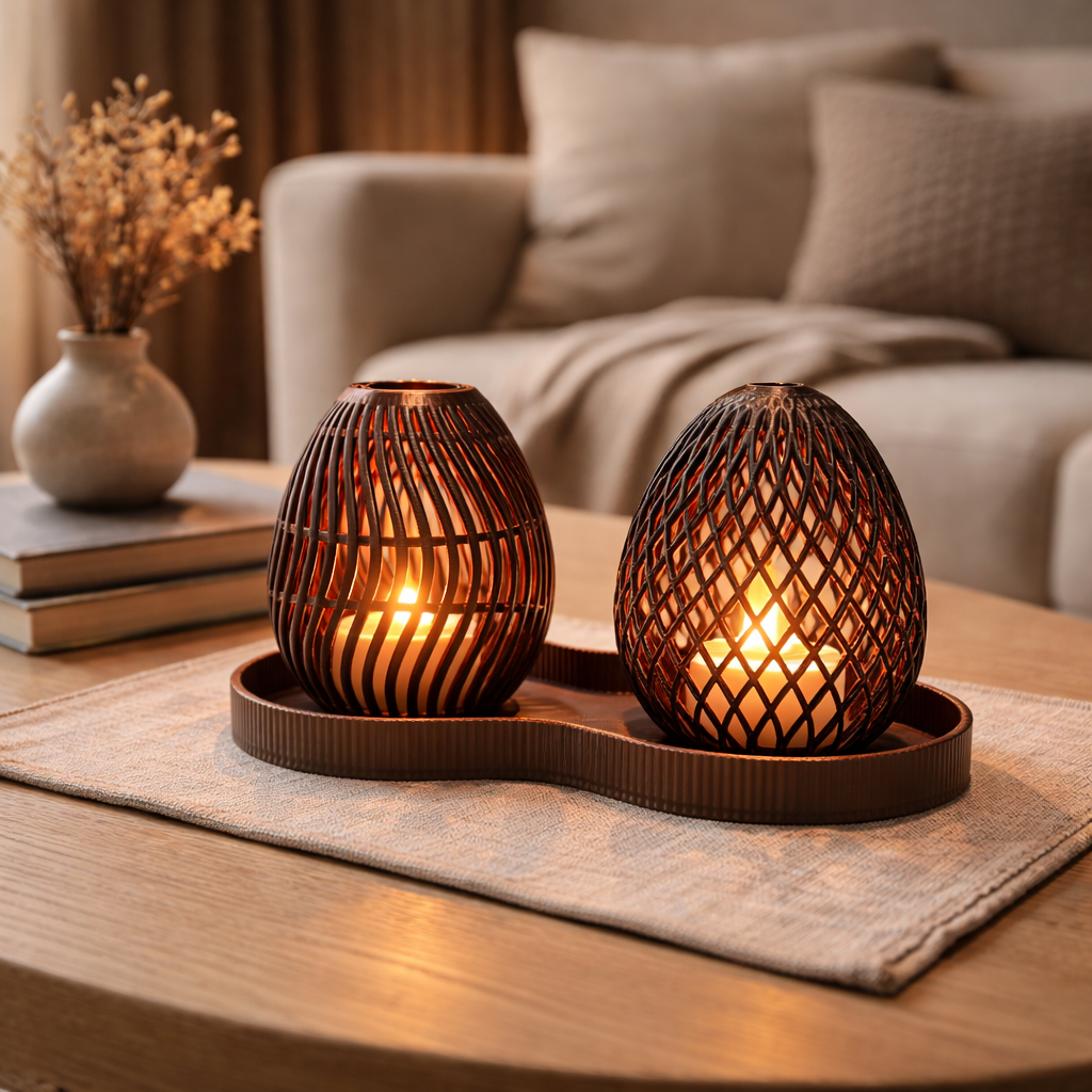 Easter Egg Tealight Holders – Modern Spring Decor