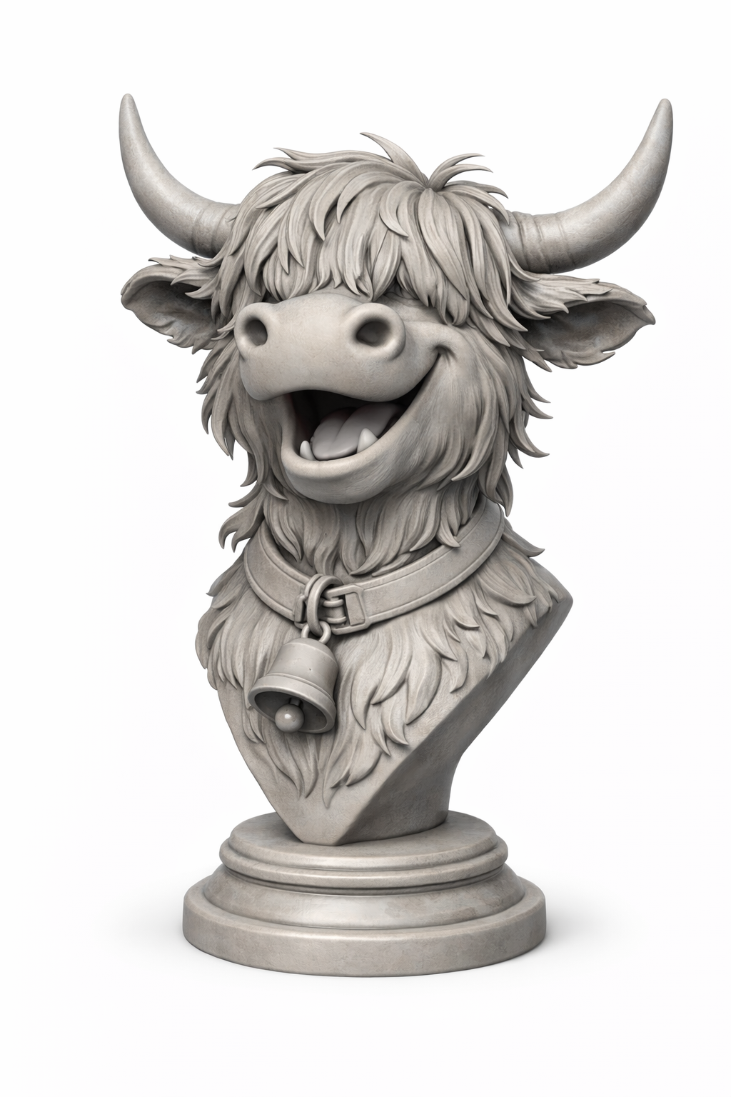 Cute Cow Bust