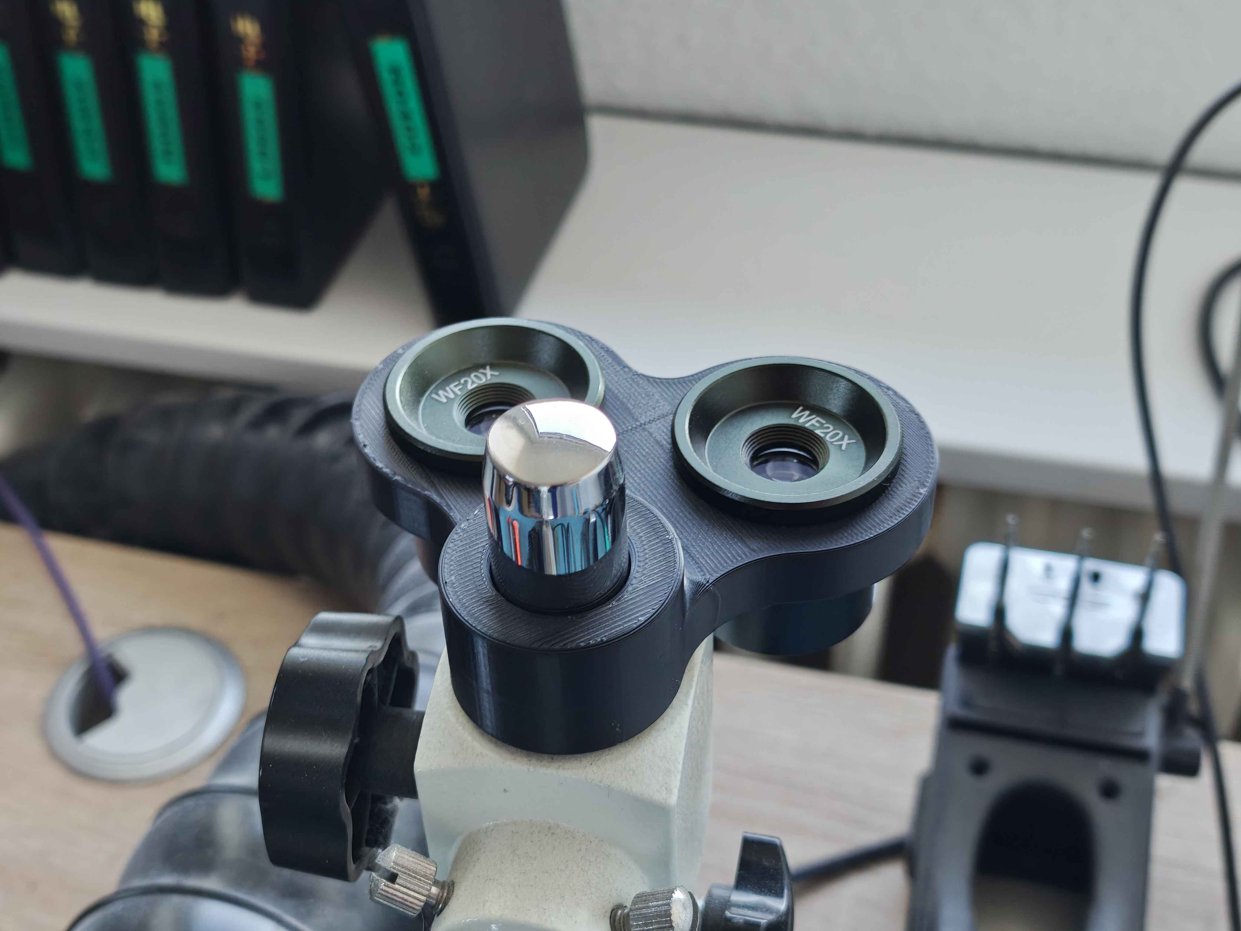 Amscope SE 400 Ocular Holder 3D model