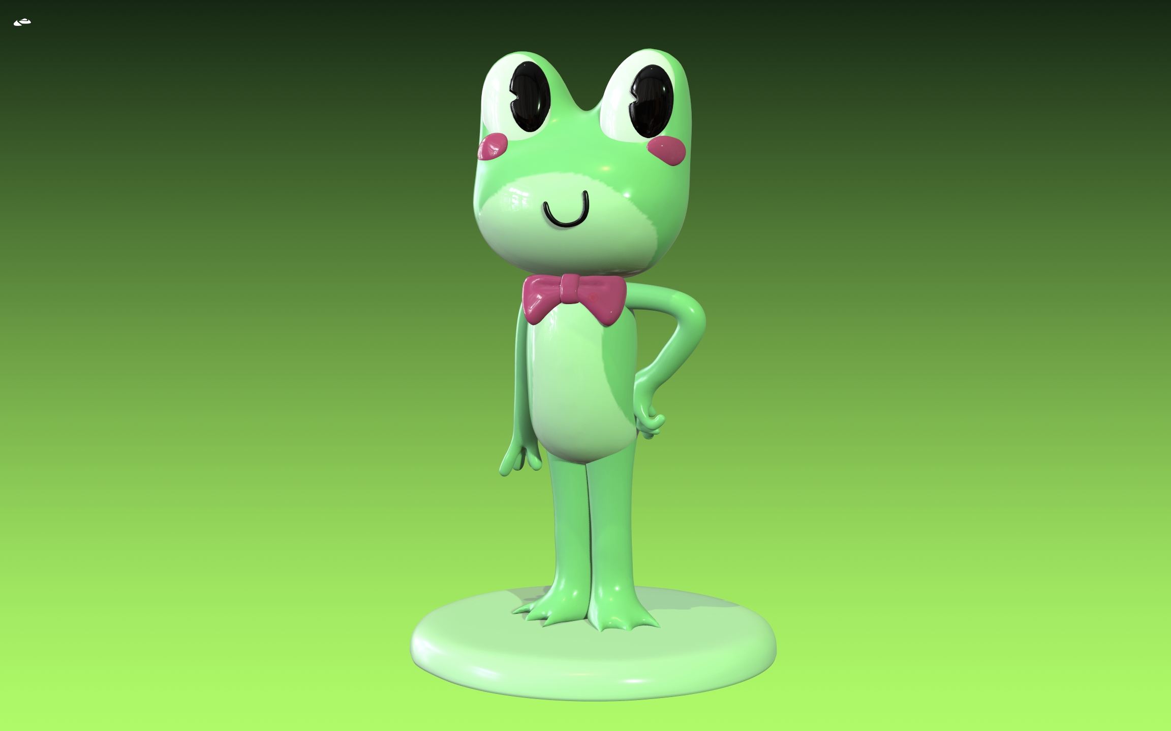 Ribbit from the amazing digital circus