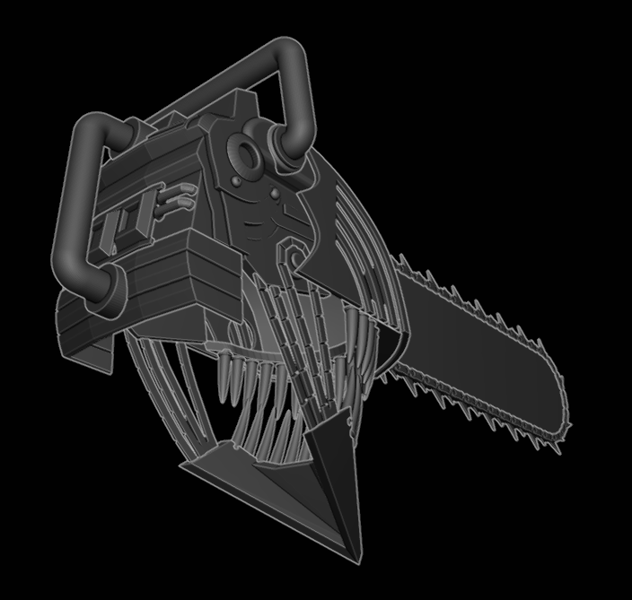 Chainsawman Head — miniatura 3