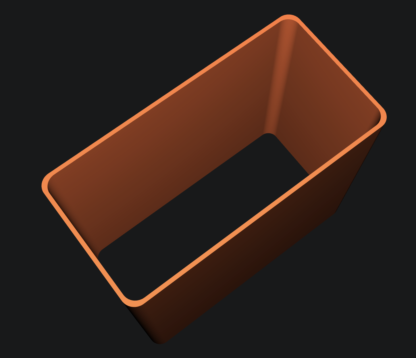 Rectangle Ventilation 110x55mm Straight.
