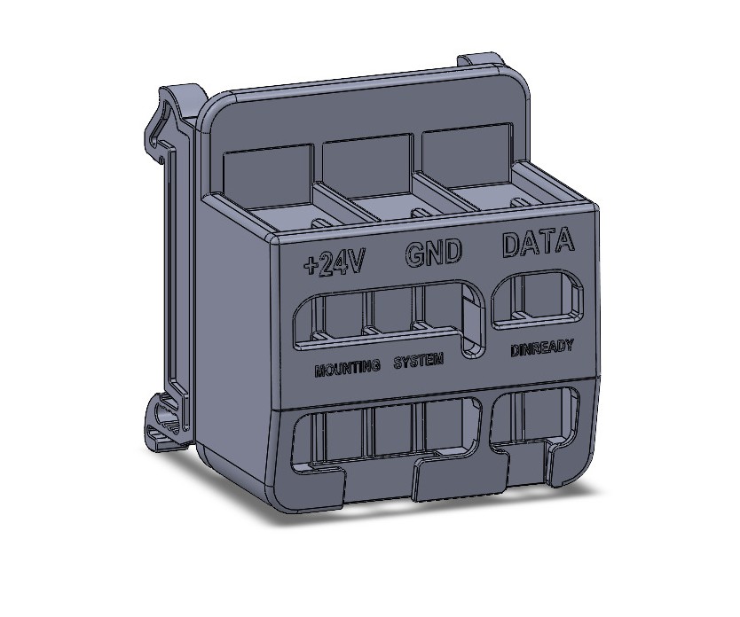 WAGO Mount System Series — Modular DIN Rail Holders