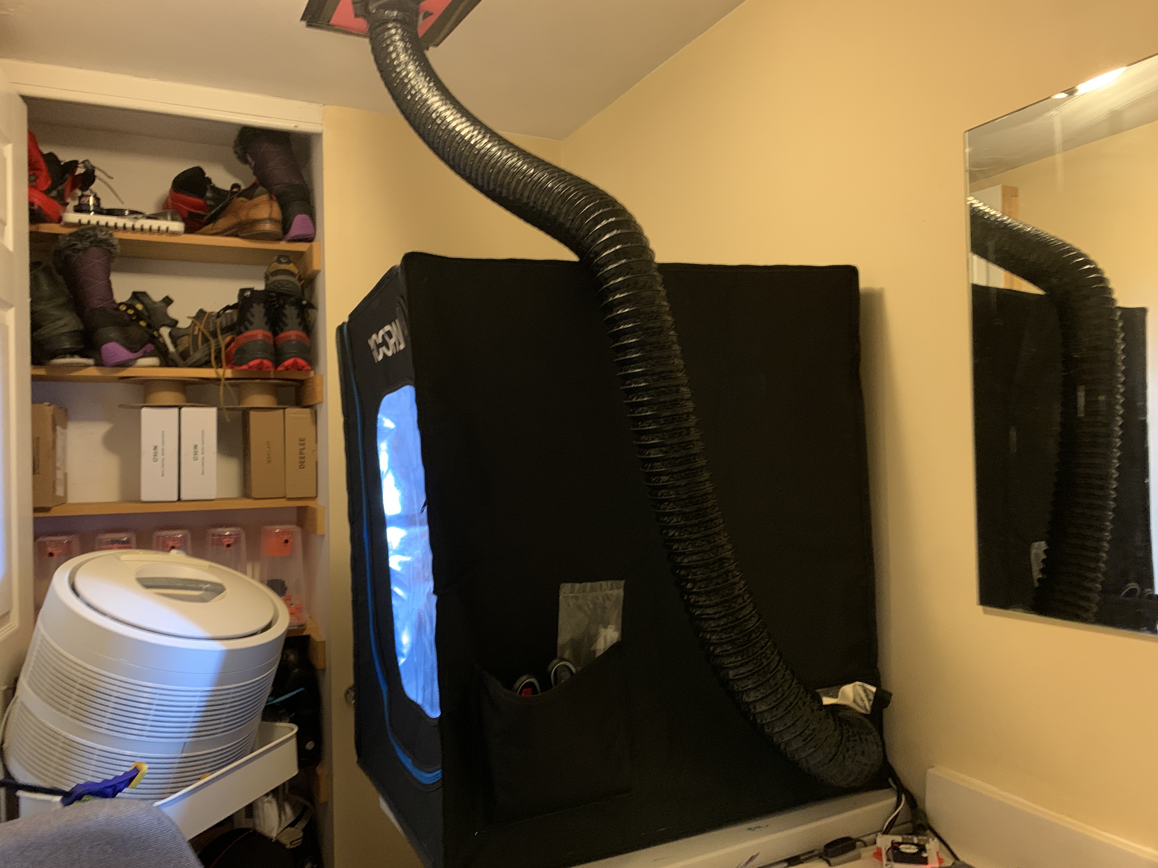 Bathroom Fan to 80mm Tube Adapter – 3D Printer Enclosure Vent