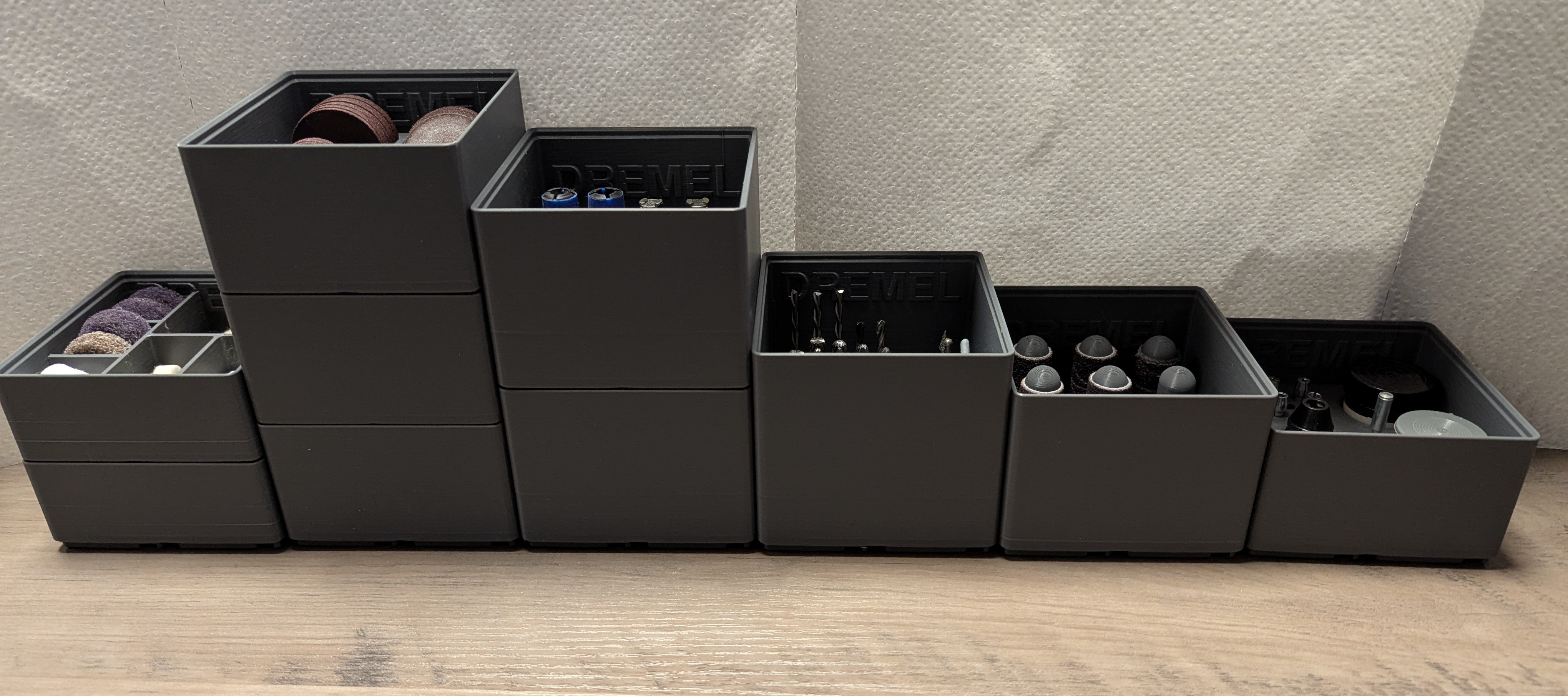 Gridfinity stackable bins for Dremel tools and accessories — thumbnail 15