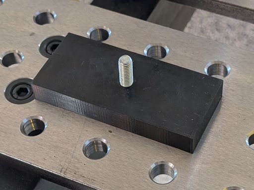 Mounting plate for BuildPro welding table and any 5/8" dog hole system