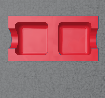 round cube mold