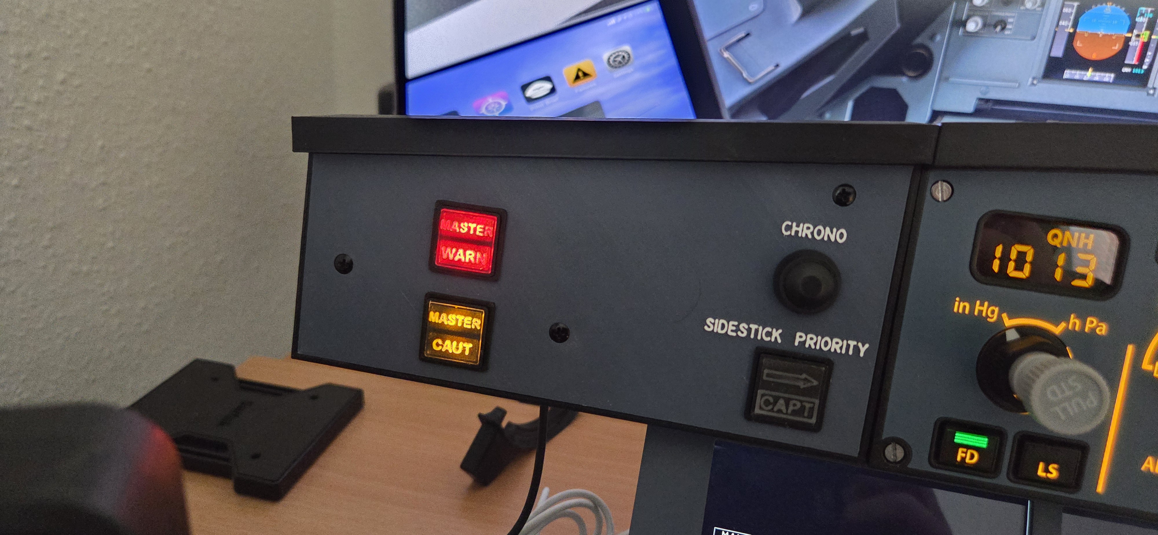 Glareshield for WinWing A320 3D model