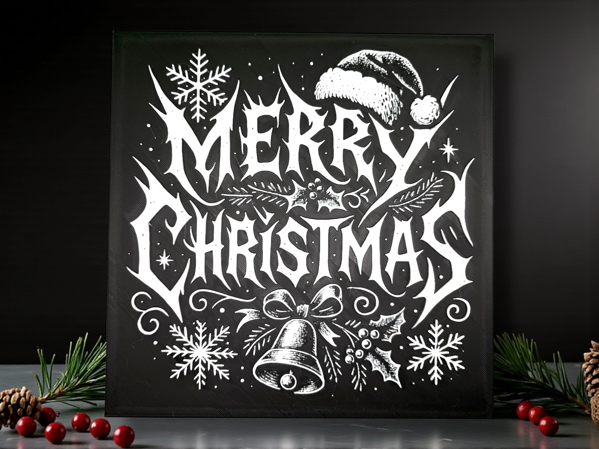 Merry Metal Christmas - Hueforge