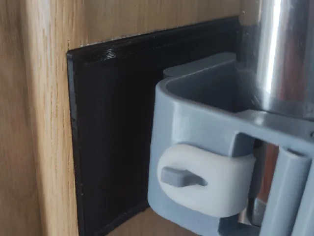 Mop wall hook mount