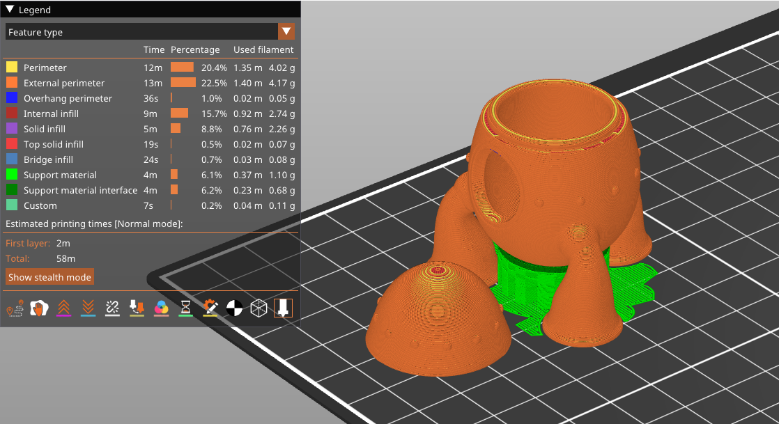 Miniatura 5 do modelo 3D Mini Rocket Egg