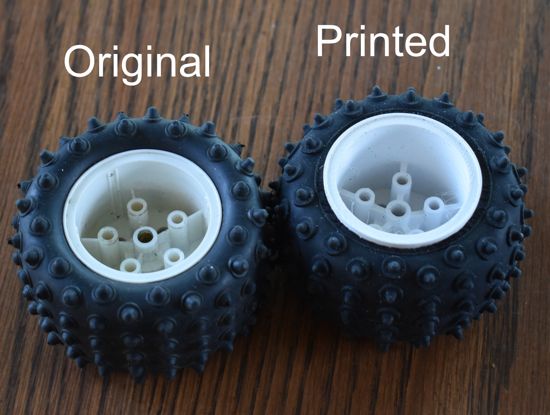 Radio Shack Red Arrow Buggy wheel set — miniatura 4