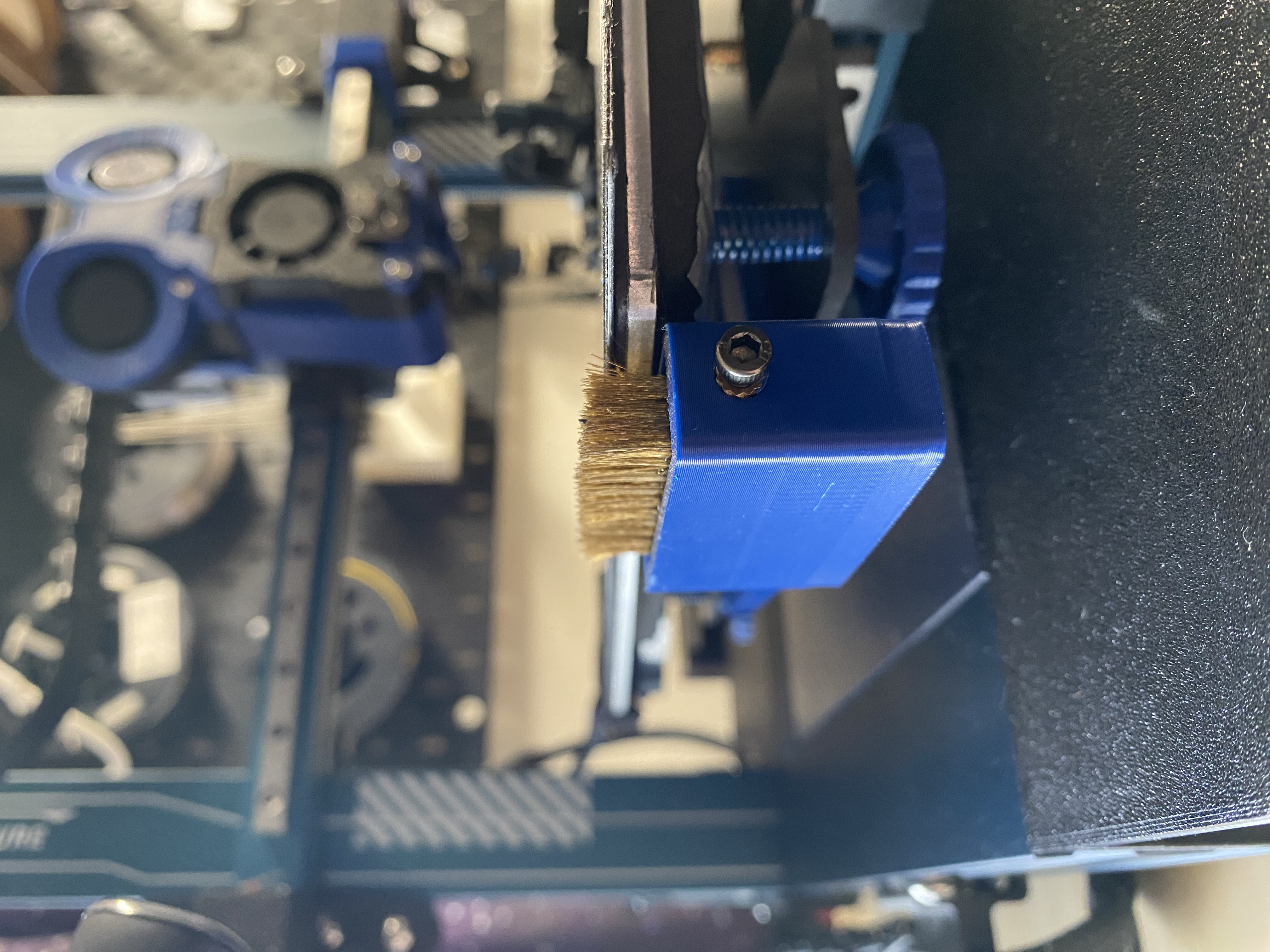 Neptune 3 Pro/Neptune 4 Nozzle Brush Mount + Klipper Macro