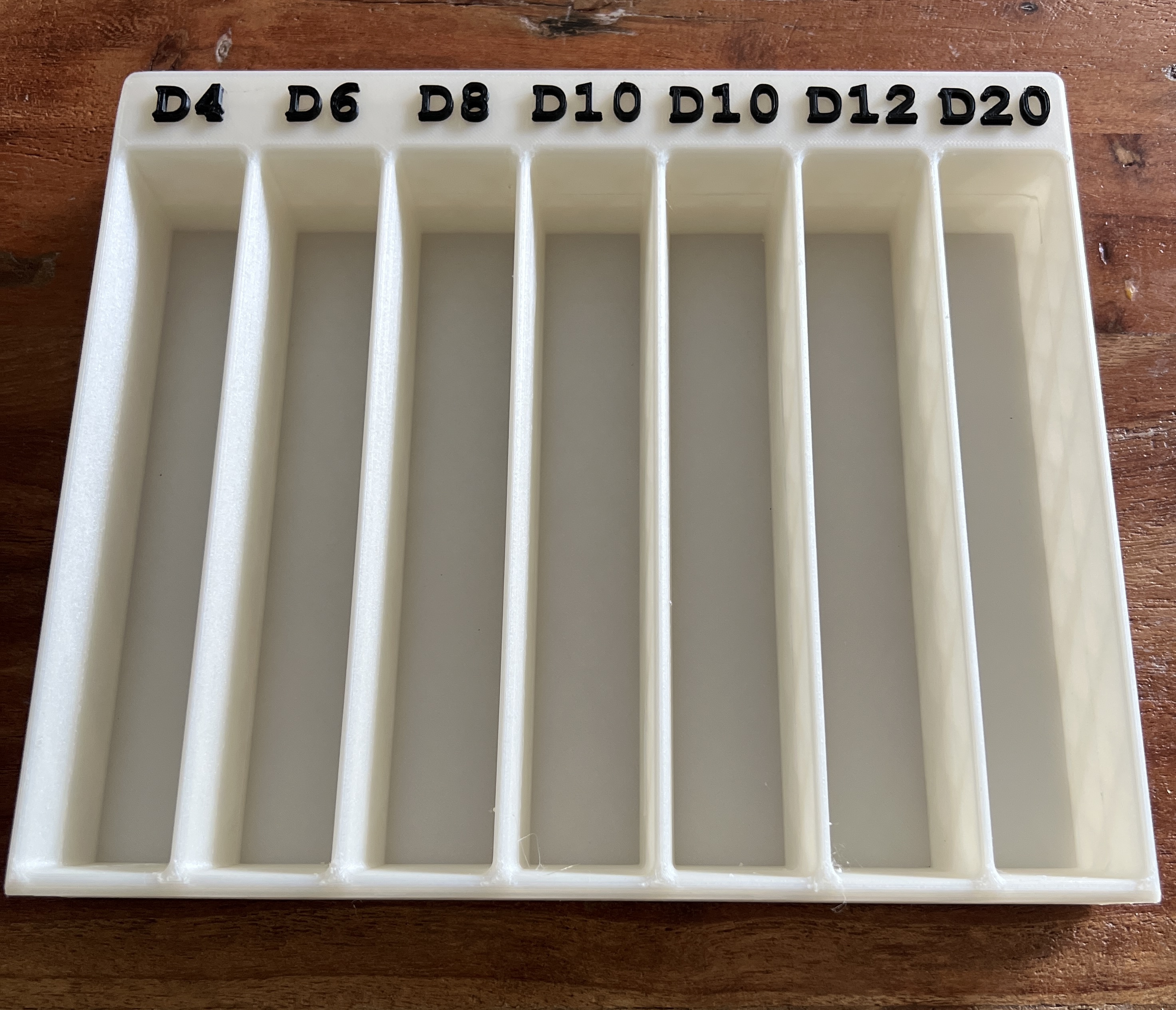 D&D Dice Organize Tray Embossed