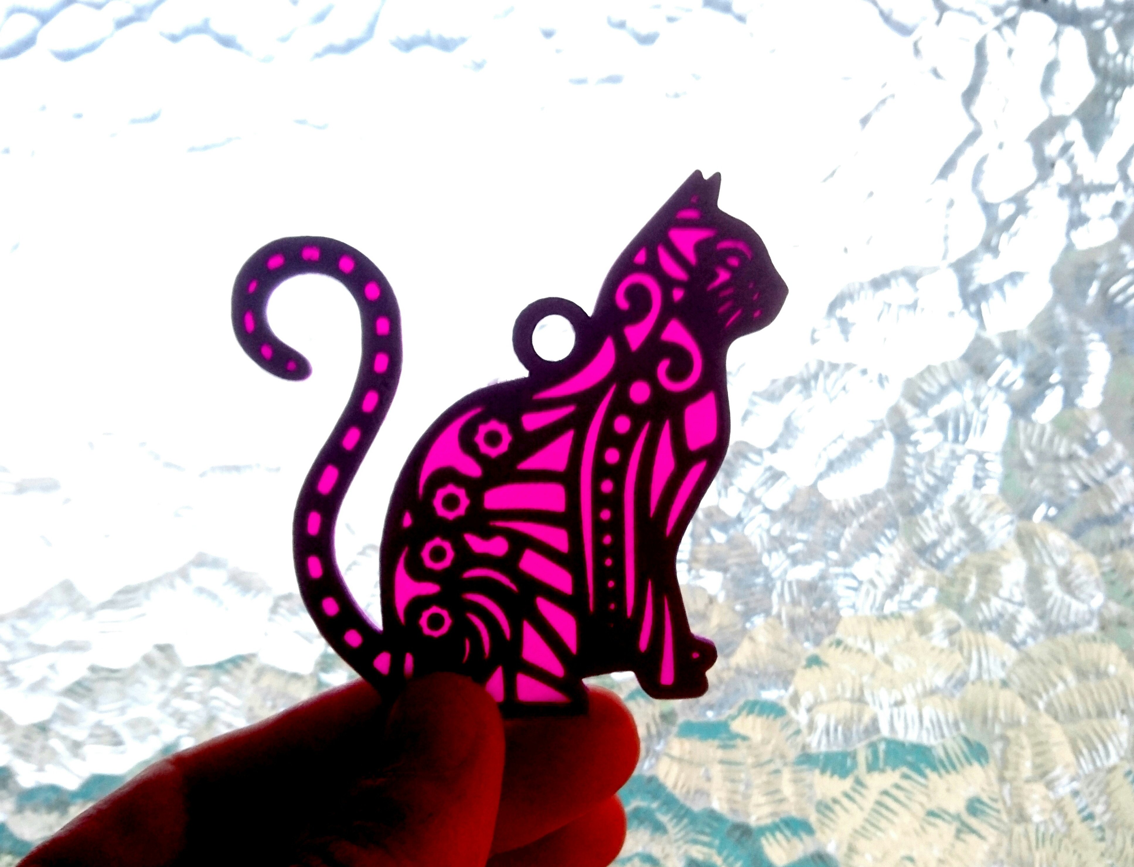 llavero de gato