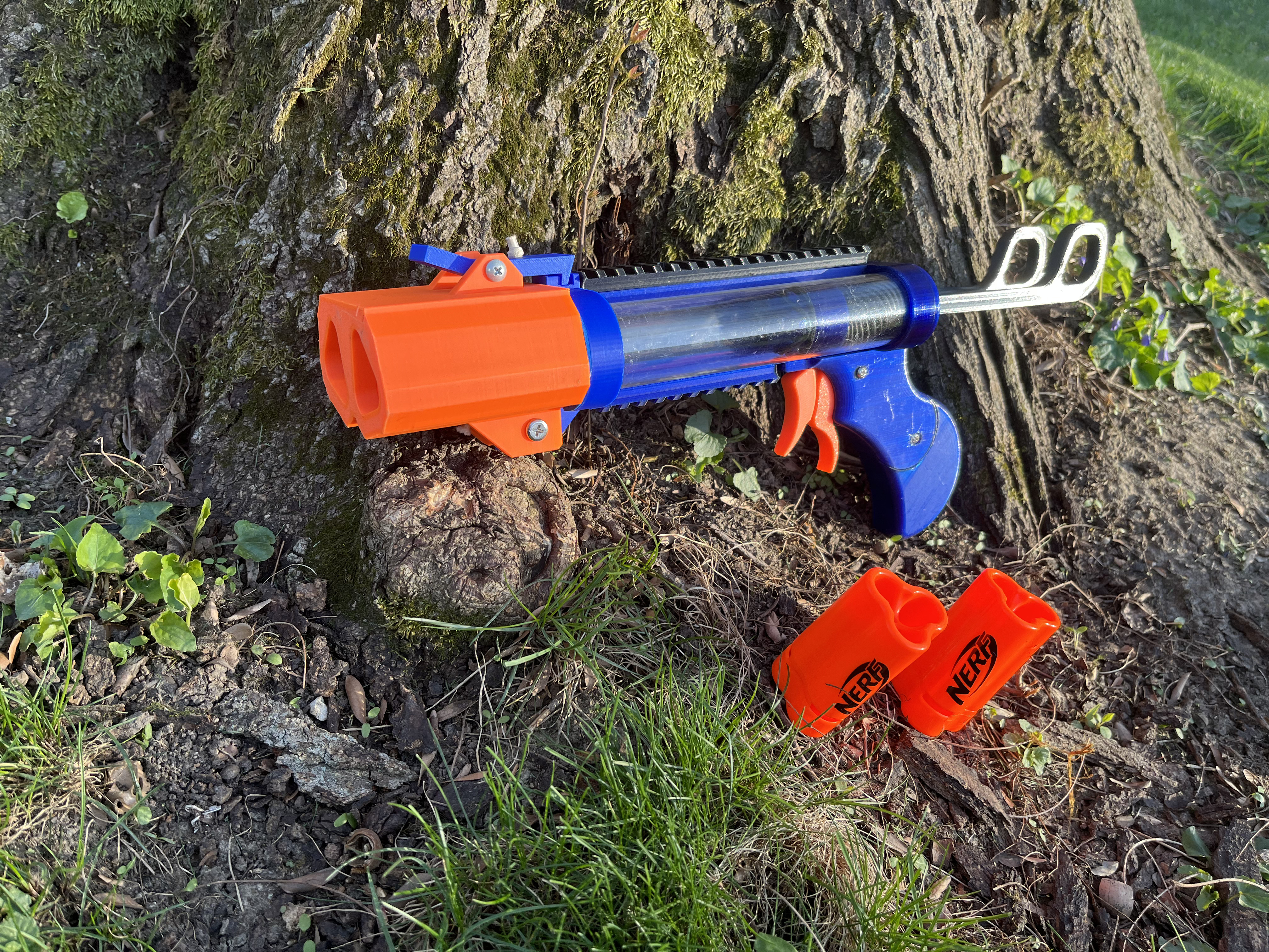 Trilogy Shell Break Action FLP-02 Booster Remix (Nerf Shotgun)