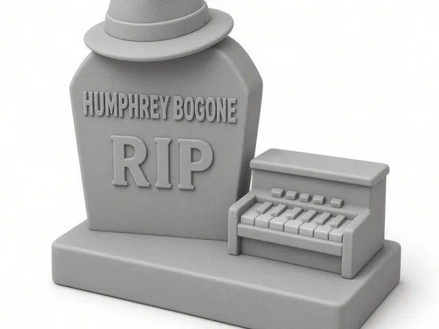 Humphrey Bogone - Parody Halloween Gravestone