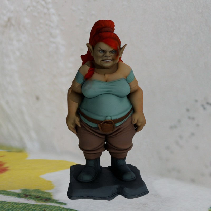 Massive Female Dwarf NPC nosupport Fastprint