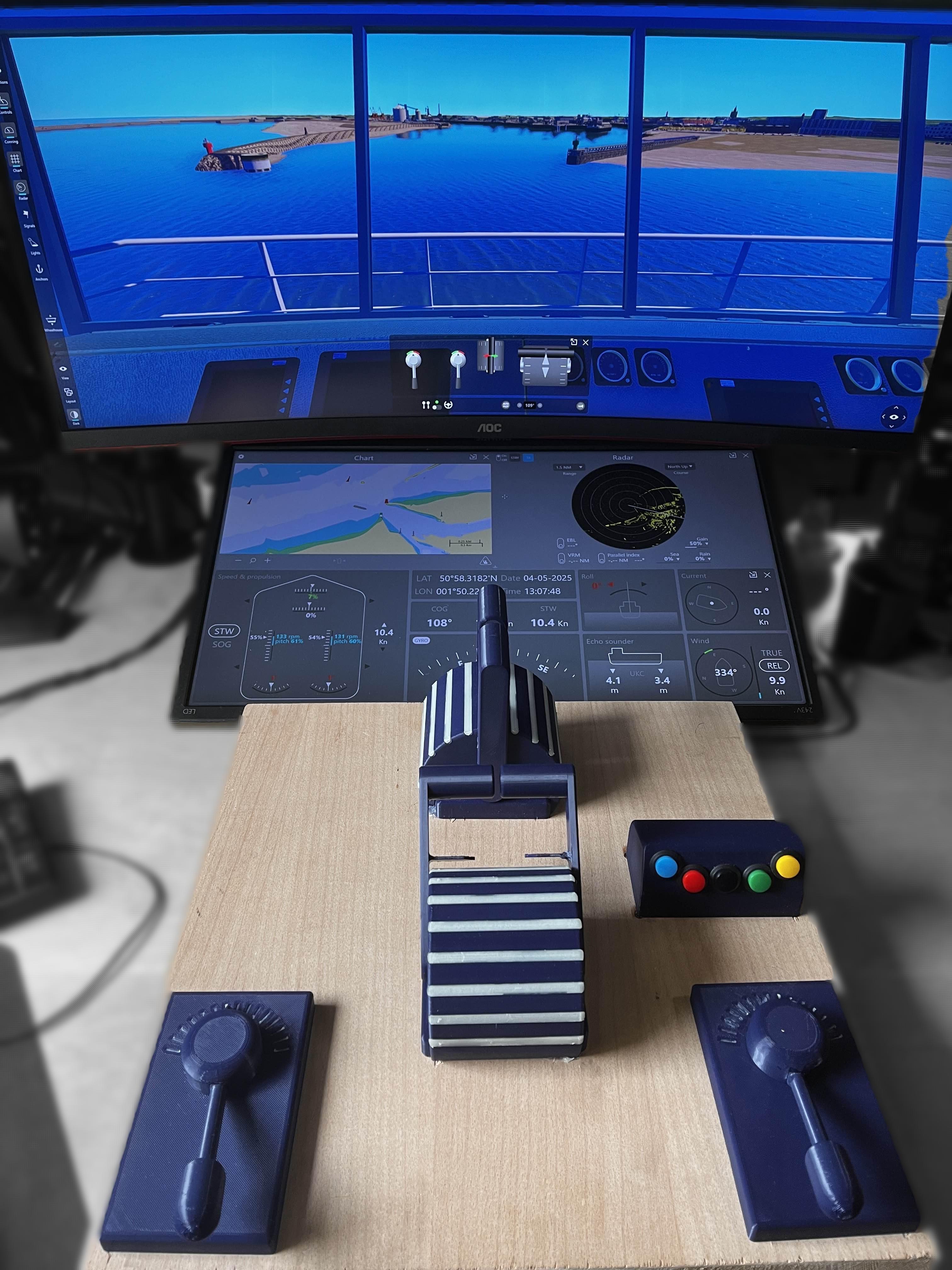Ship handling controls