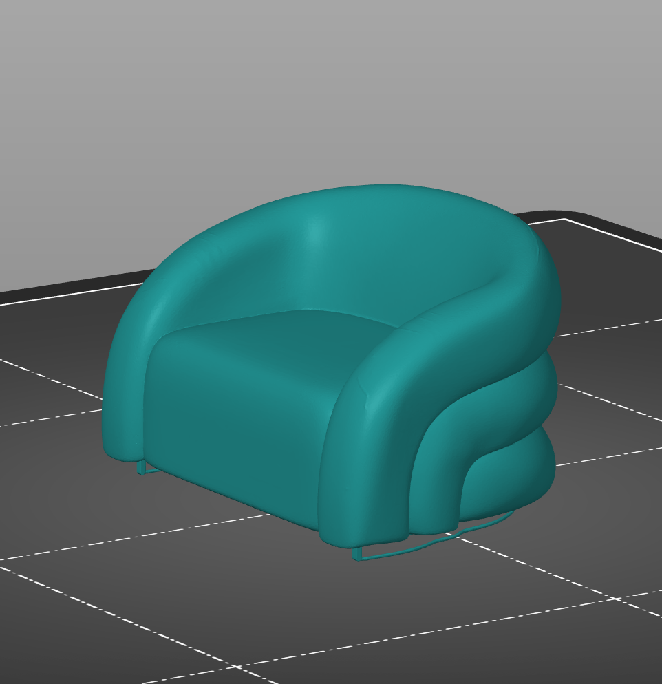 Soft Armchair Layers Modern Minimal