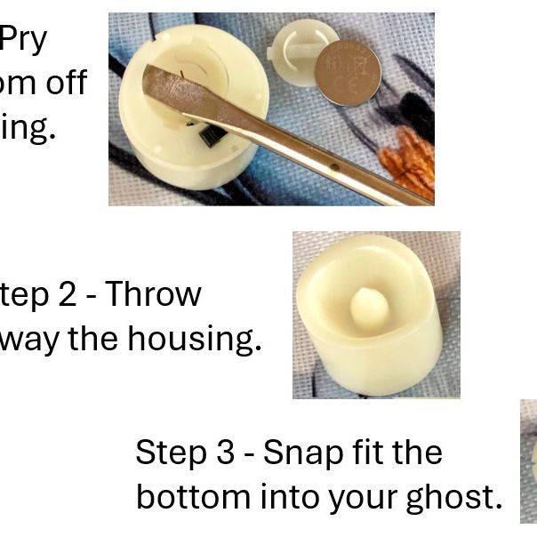 Cute LED tealight ghost by tjsoco | Download free STL model ...