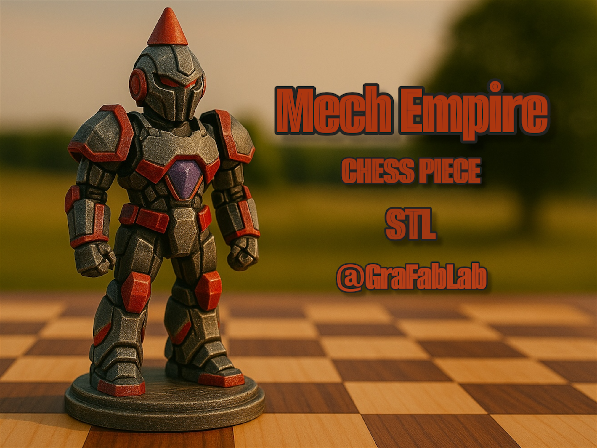 Mech Empire "Bishop" - chess piece