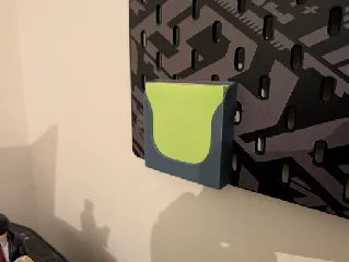Ikea Skadis Post-It Note Holder T-Nut System