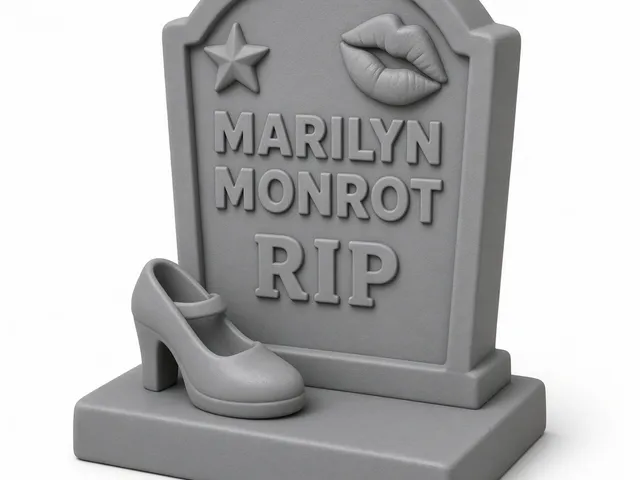 Marilyn Monrot - Parody Halloween Gravestone