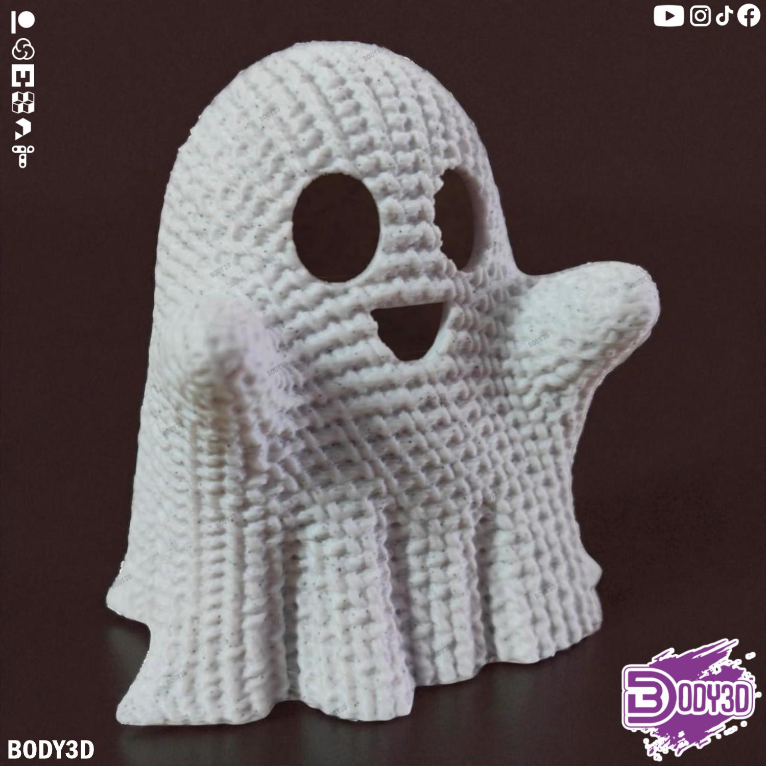 Crocheted Ghost