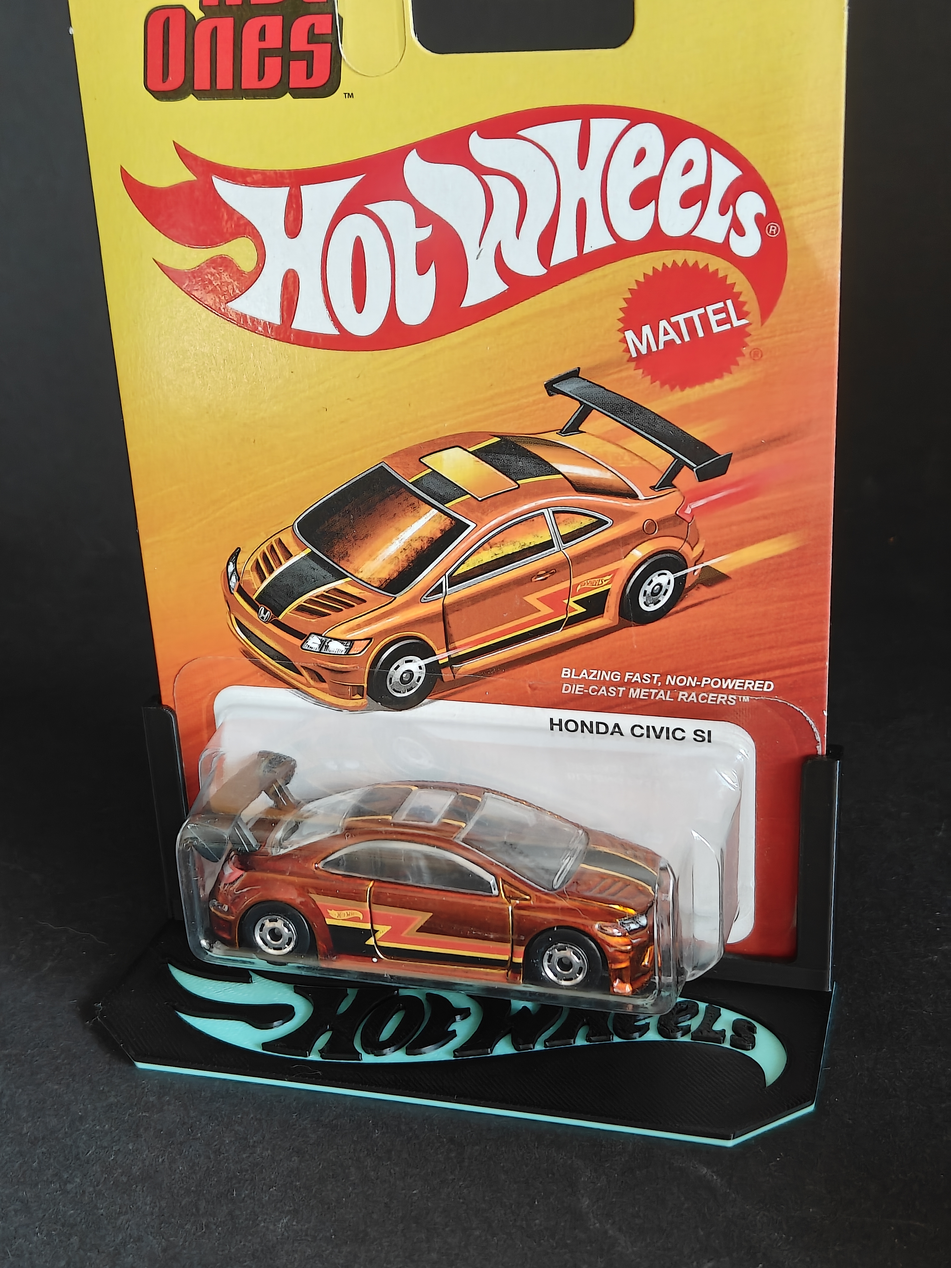 Hot Wheels / Matchbox  Card Stand Display (Classic version of card without protective blister)