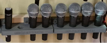 Microphone wall Stand 3D model