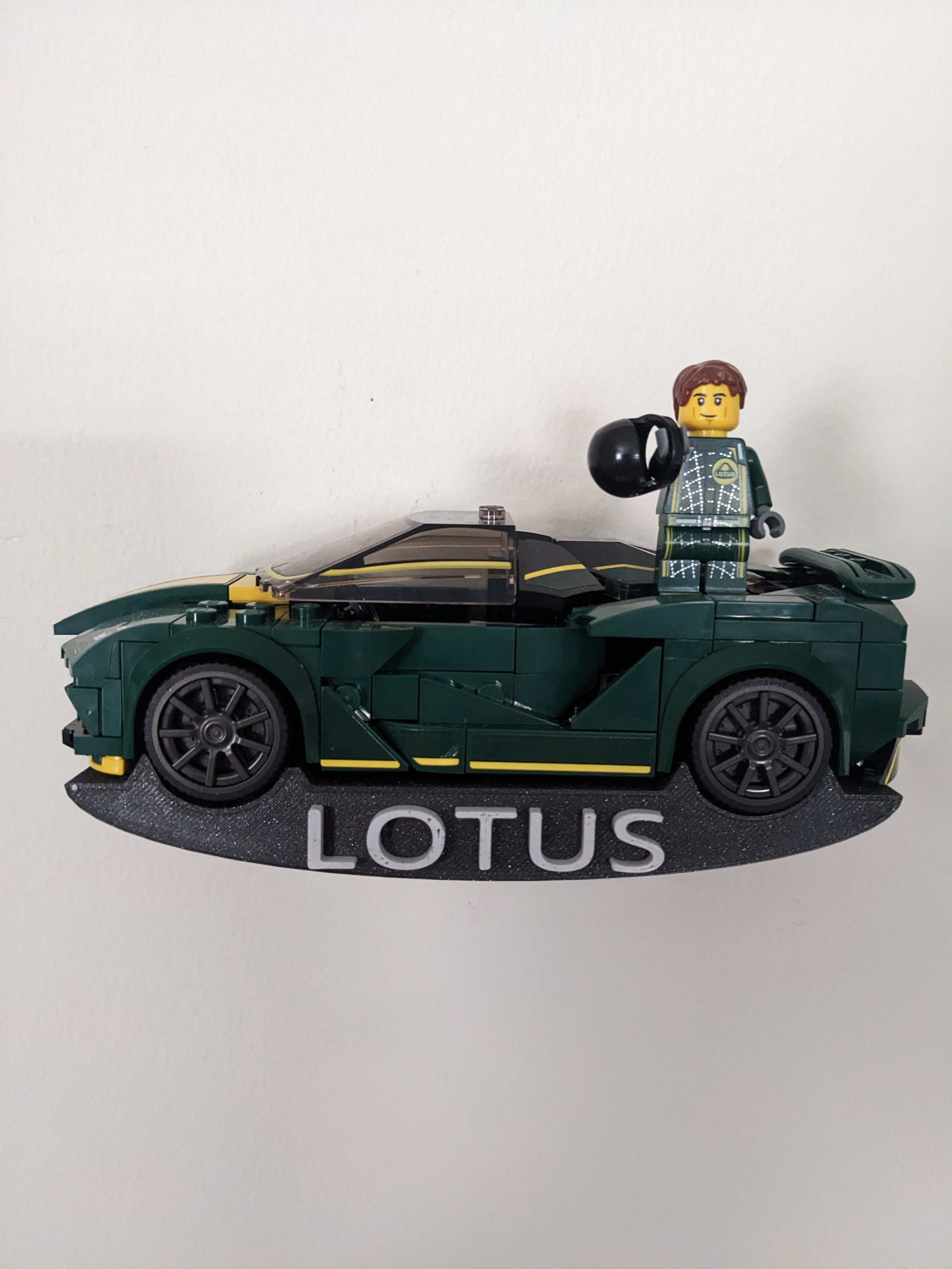 Lego Lotus wall mount
