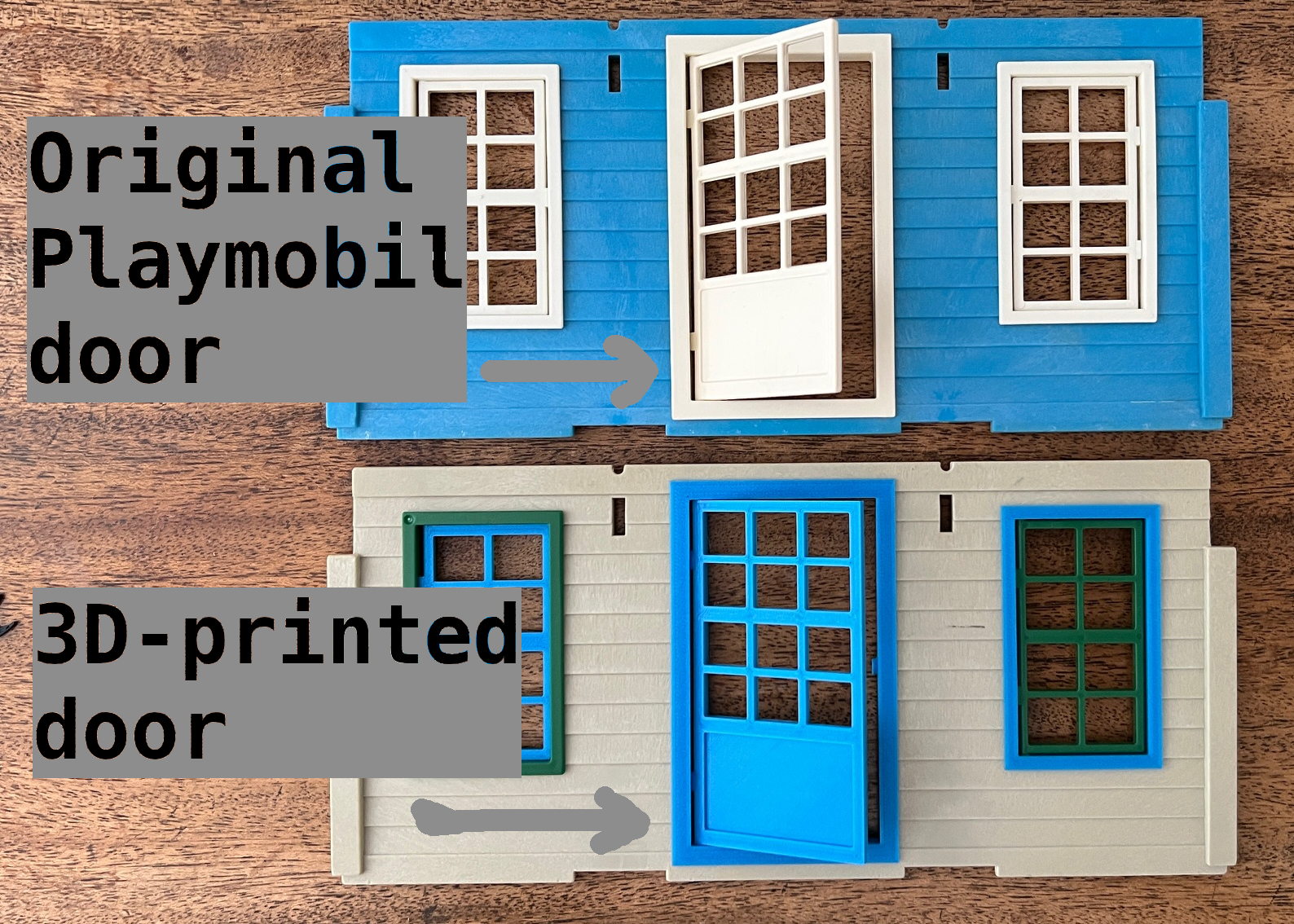 Playmobil Western house door
