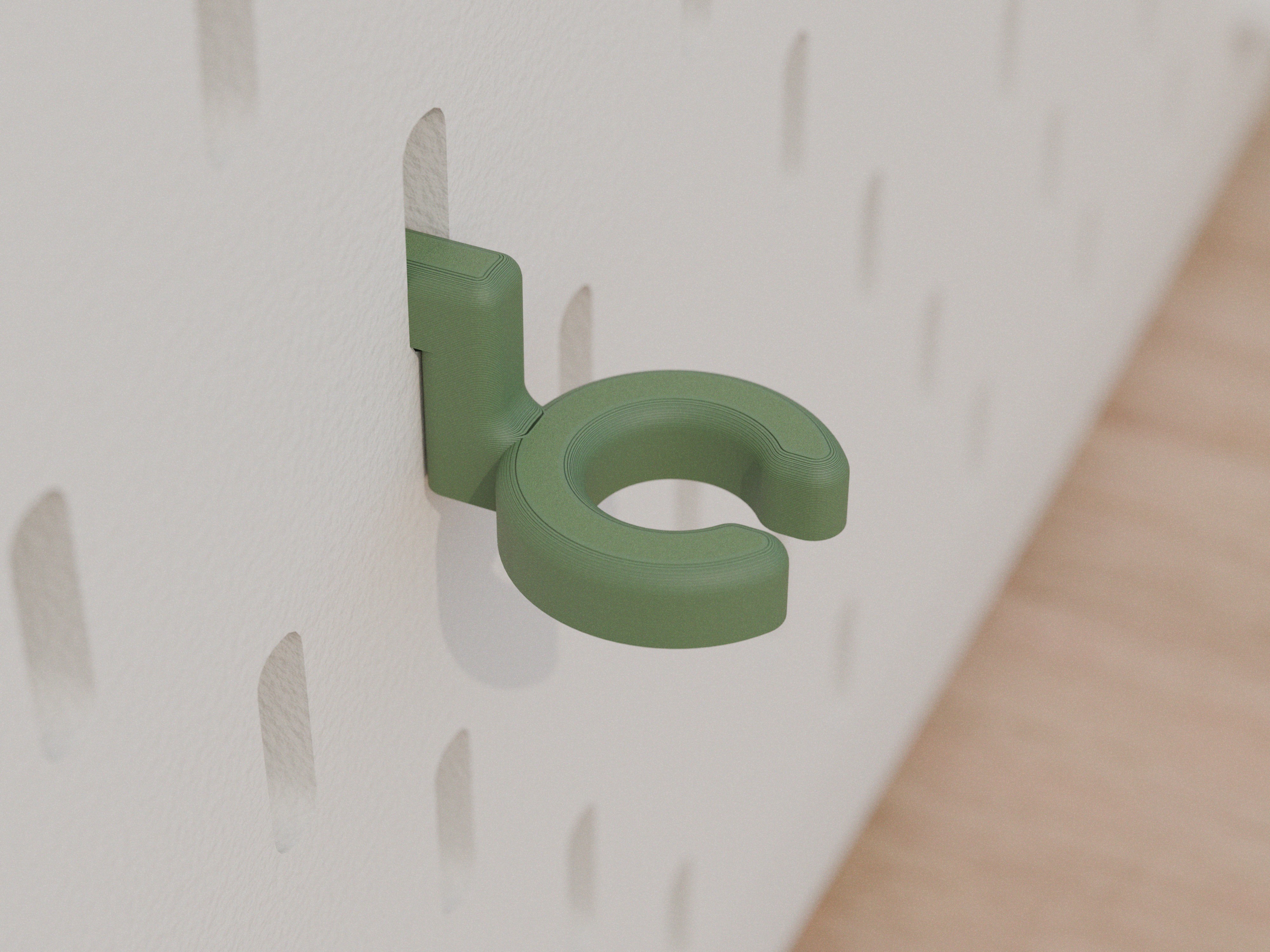 Skadis single cable holder - parametric
