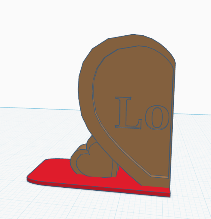 heart book end