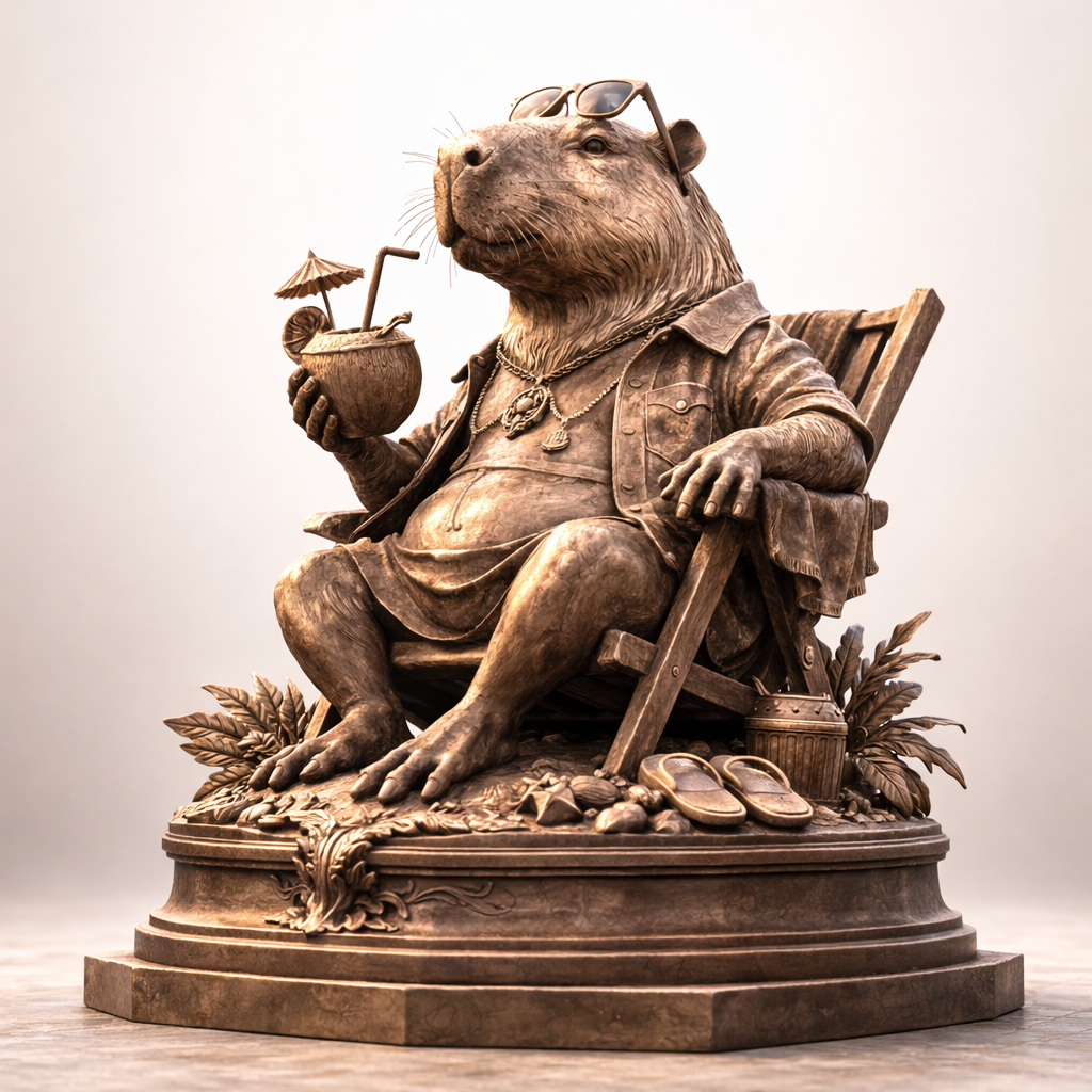 Statue of Leisure Capybara