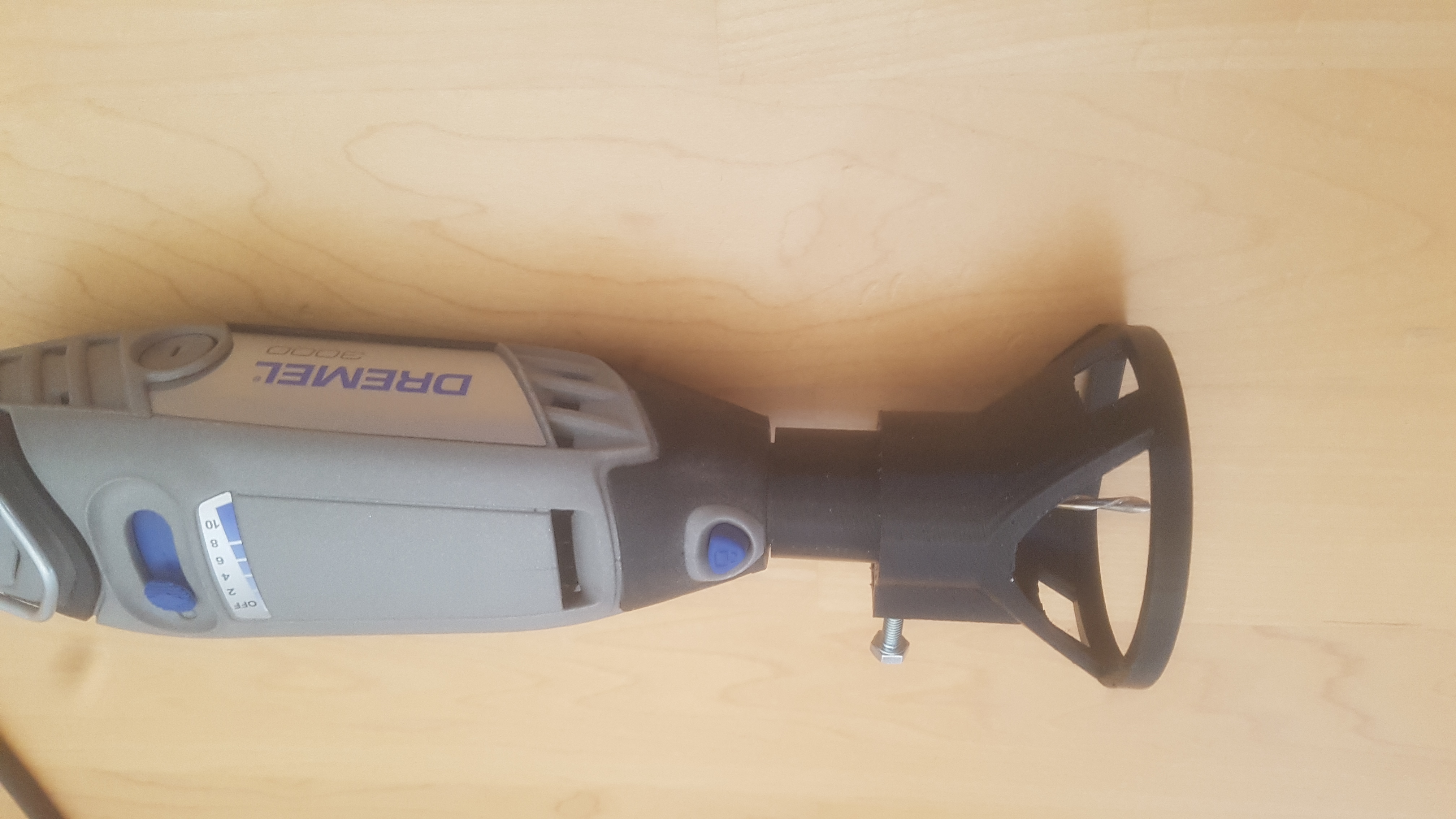 Dremel Router with adjustable height + straight edge