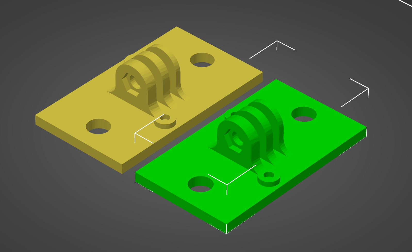 GoPro style mount for 4080 profile Aluminum Extrusion