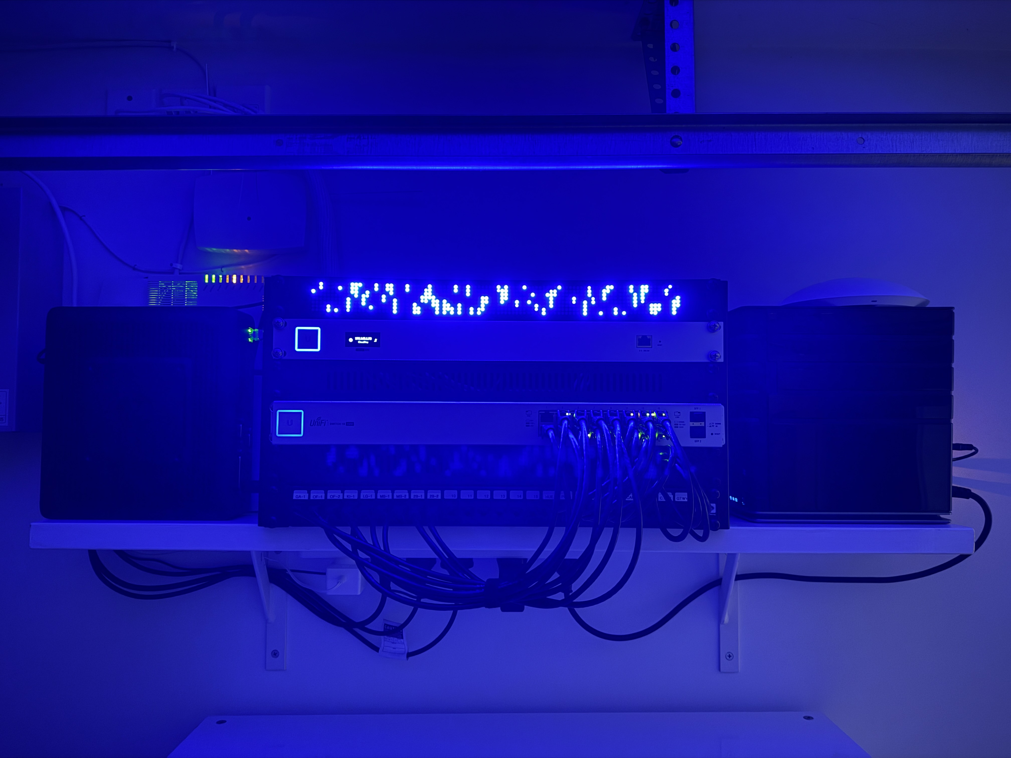 1U rack mount enclosure for The Matrix LED light show