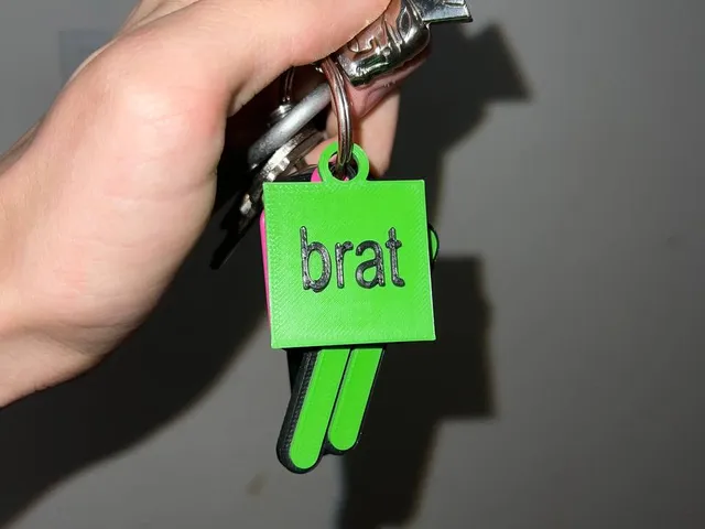 Charli XCX Brat keychain