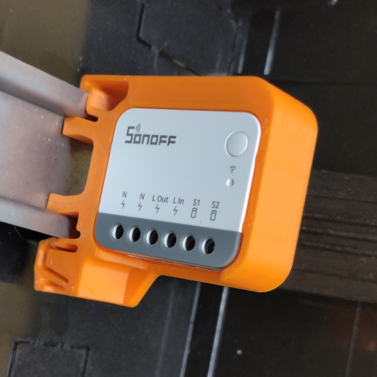 SONOFF Mini R2/R4/RB relay - DIN Rail Mount