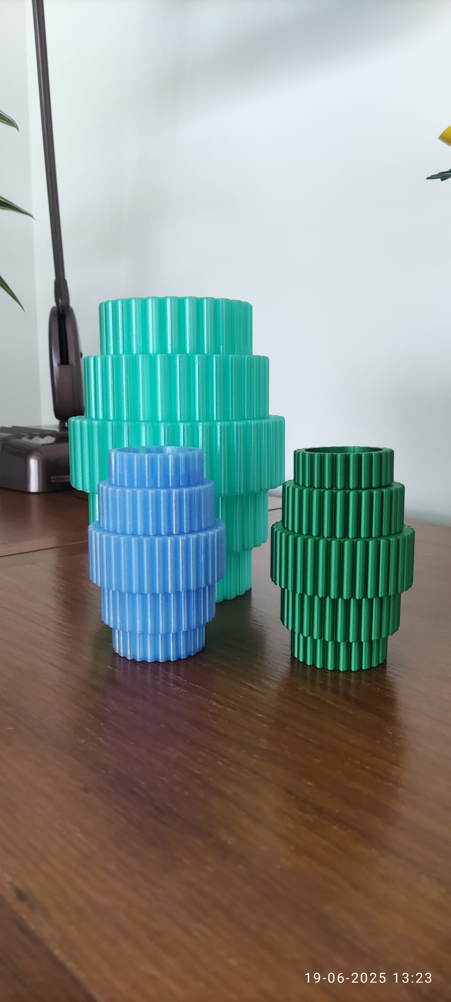 Mid-century inspired modular vase - mini