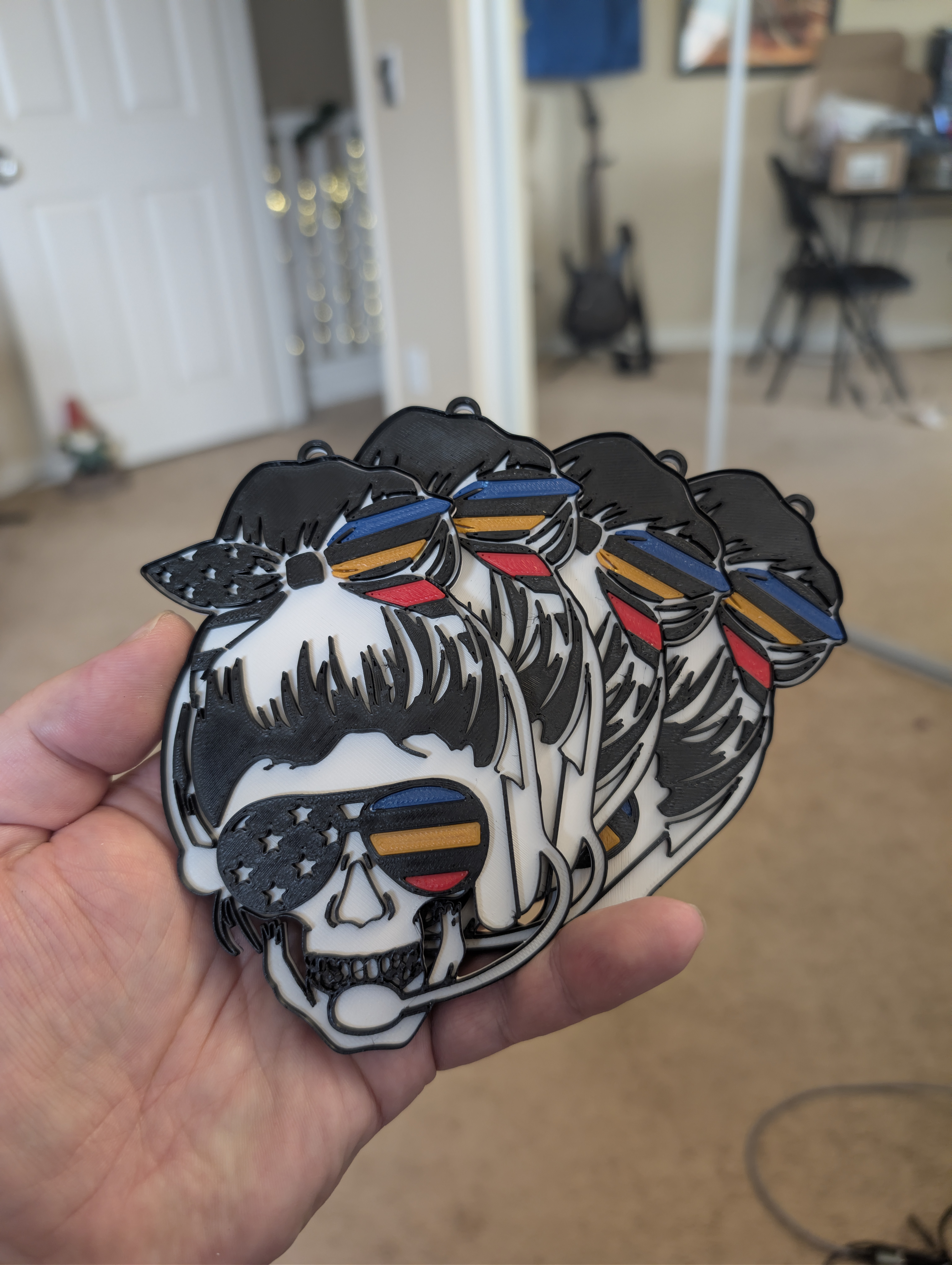 Dispatch Skull Ornament