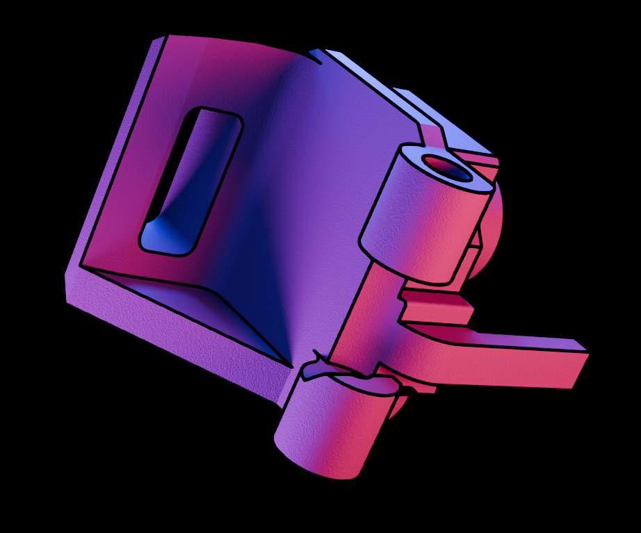 G&G SMC-9 Folded stock backplate (part :GHJ-A01)