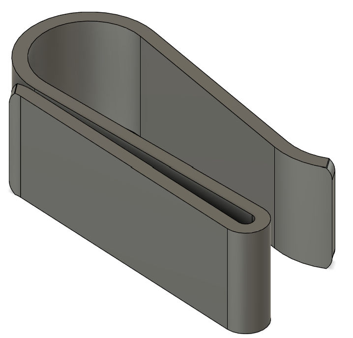 Car visor document clip